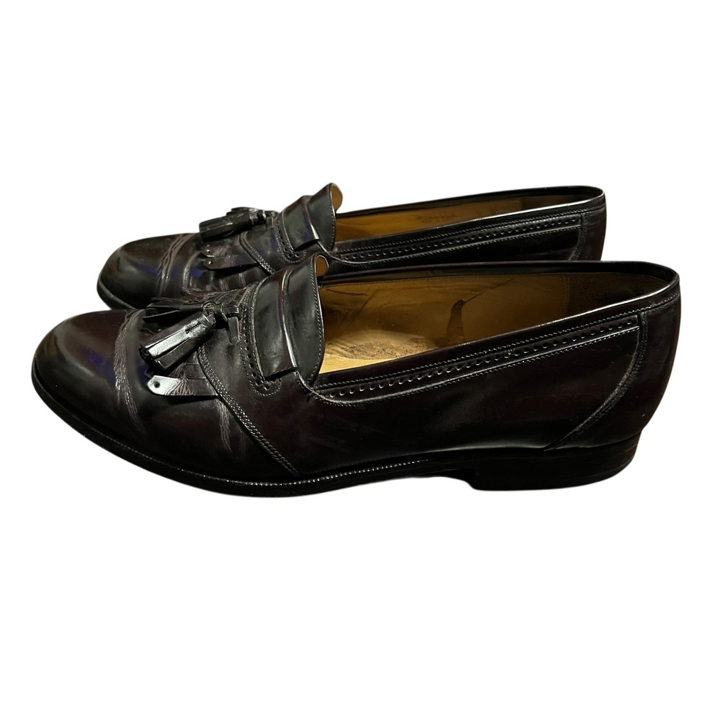 Bally Moresco Brown Tassel Kiltie Loafers Size US 9 D Made in Italy - Picture 7 of 9